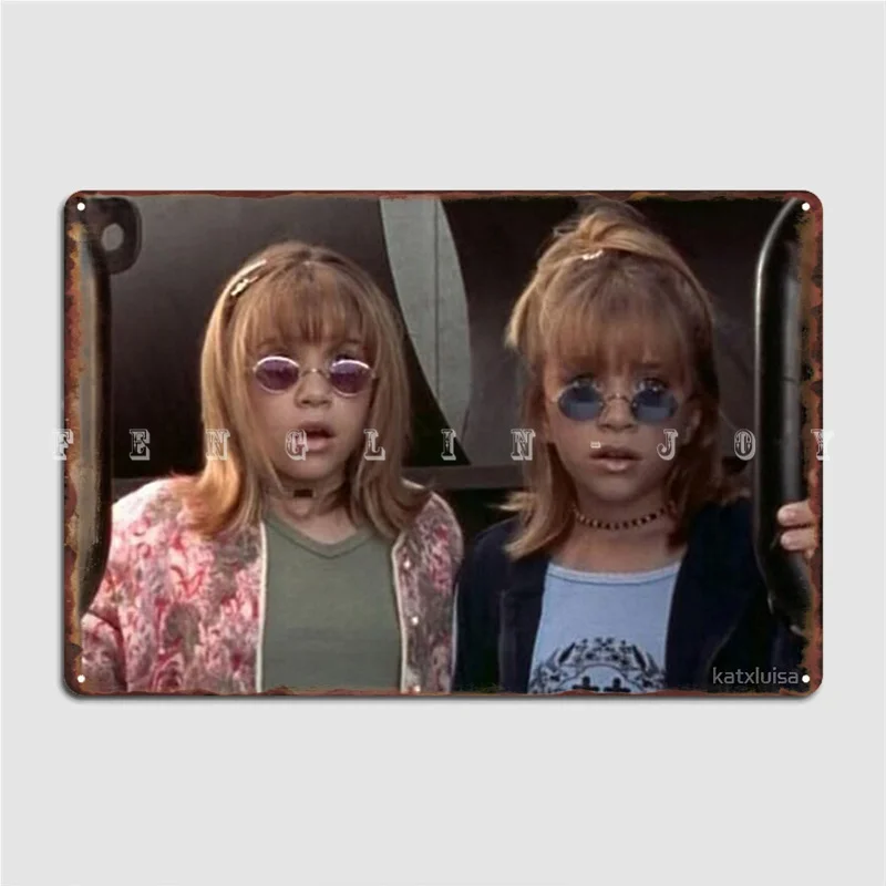 

Mary-Kate And Ashley Olsen Poster Metal Plaque Cinema Living Room Cinema Funny Plaques Tin Sign Posters