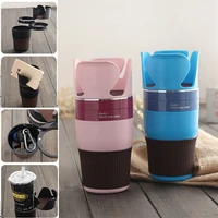 car drinking bottle holder 360 degrees rotatable water cup holder sunglasses phone organizer storage car interior accessories