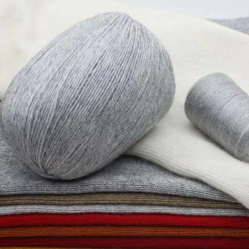 50 + 20 г кашемировая пряжа ручной вязки шерстяная нить вязальная шариковый шарф