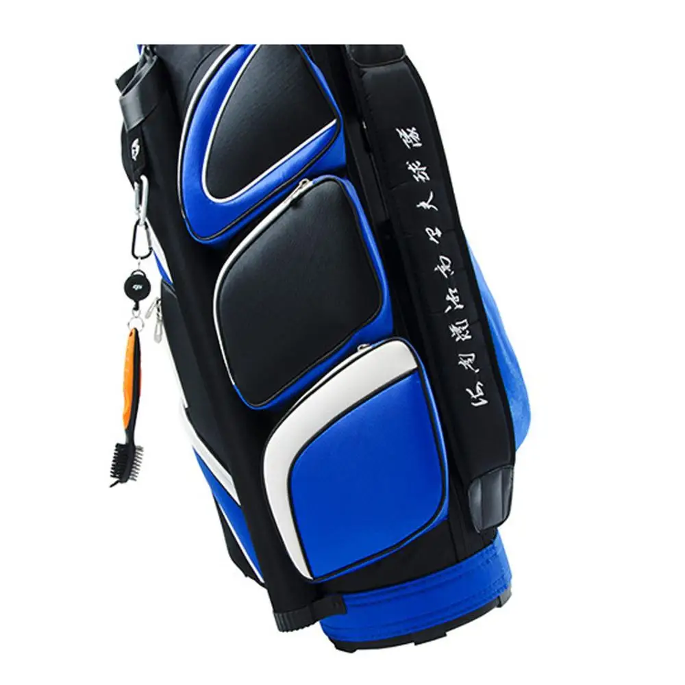 Гольф клуба щеточка для чистки из мягкого нейлона и шифона со вставками в полоску