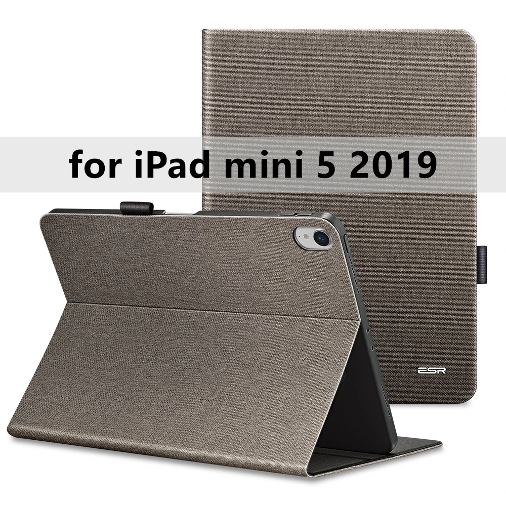 mini 5 ESR из искусственной кожи чехол для ipad 9,7 mini 5 7th Gen 10," Air 3 умный защитный чехол-карандаш для ipad 10,2 - Цвет: mini 5