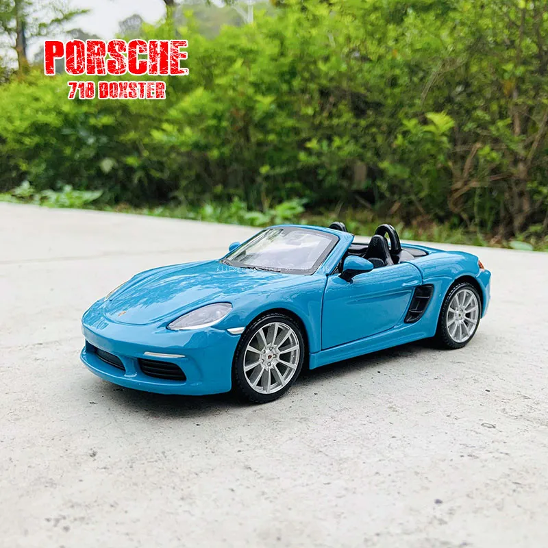 Модель автомобиля Bburago из сплава 1:24 Porsche 718 BOXSTER|Наземный транспорт| |