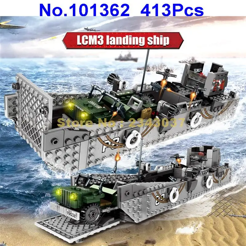 101362 413 шт. Военная Униформа США Lcm3 Ww2 Вторую мировую войну десантные лодка
