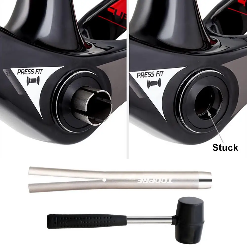 

TOOPRE Bottom Bracket Removal Tool Rubber Hammer Press-Fit Bearing Removal Tool For BB86 PF30 BB92 Chain Crank Removal 22-24 Mm
