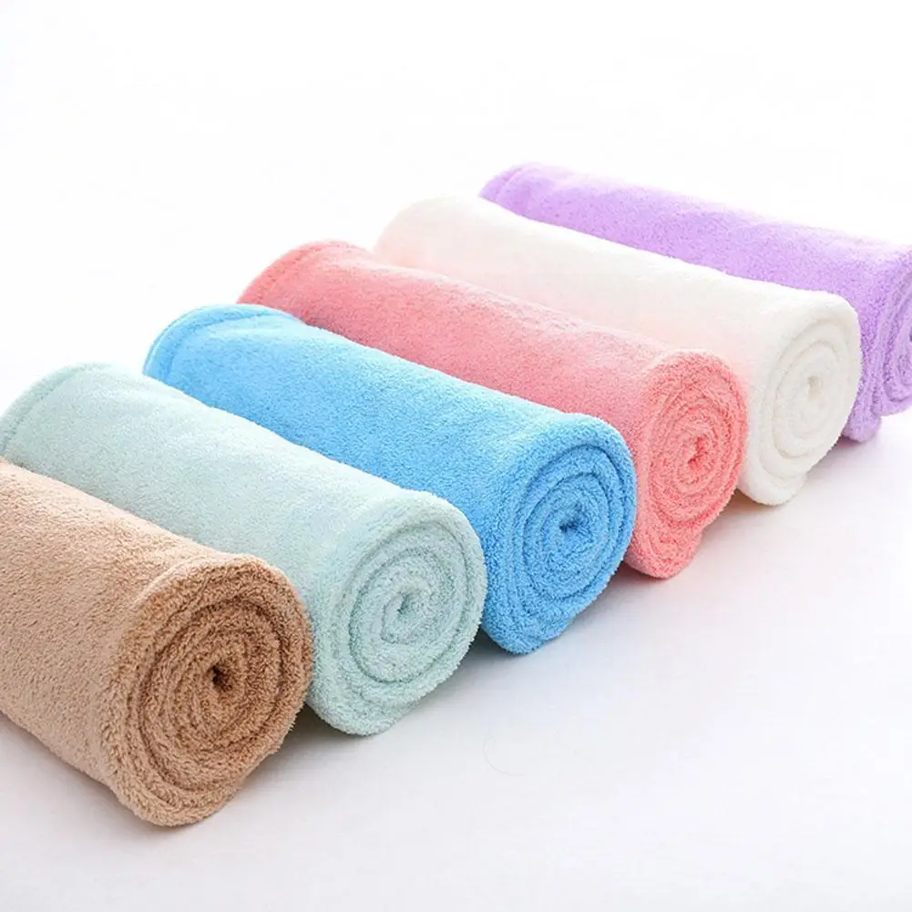 

1PC Microfiber Hair Fast Drying Dryer Towel Bath Wrap Quick Bath Tool Household Dry towel Quick Cap Drying Lady Hair Hat Tu B0D4