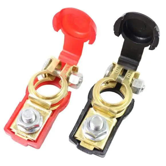 1 пара зажим для клемм автомобильных аккумуляторов латунный соединитель муфта