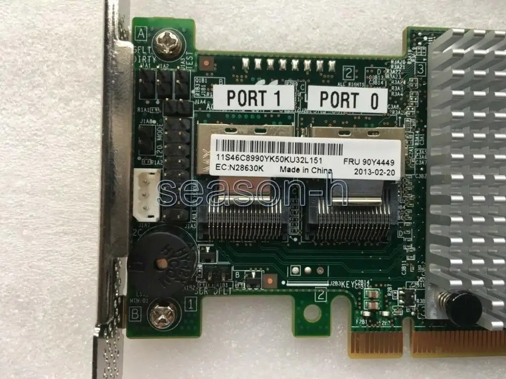 Контроллер RAID + LSI BBU09 supercap 8 портов 6 ГБ PCI-e SAS/SATA 1 кэша IBM M5110 | Компьютеры и офис