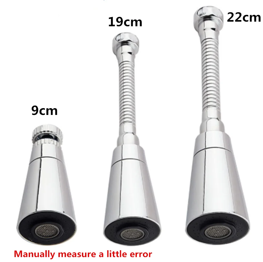

Innovative kitchen faucet ABS + stainless steel splash-proof universal faucet shower water rotatable two-stage filter sprayer no