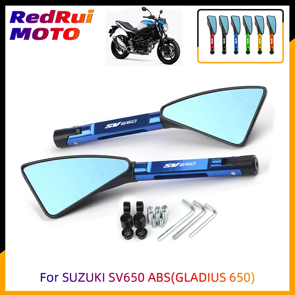 

For SUZUKI SV650 SV650ABS(GLADIUS 650) Aluminum CNC Motorcycle Side Mirror rearview Mirrors Motorcycle Accessorie
