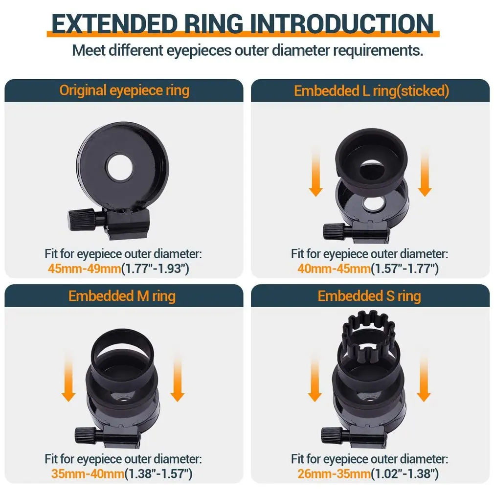 Universal Cell Phone Adapter Bracket Clip Mount Soft Rubber Material For Binocular Monocular Spotting Scope Telescope | Электроника