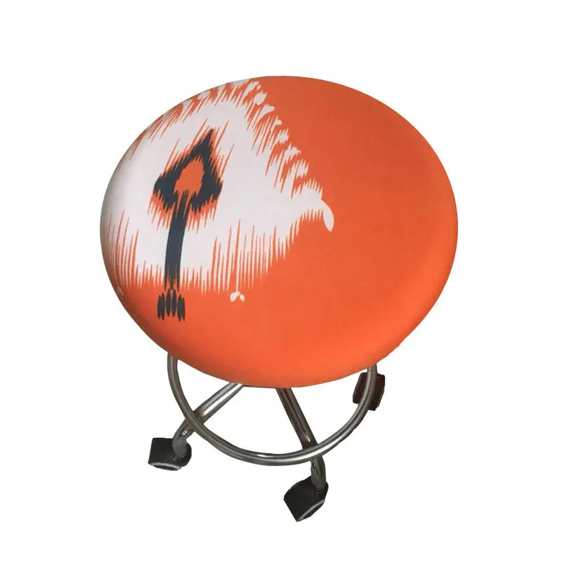 Чехол для барного стула Круглый эластичный чехол кресла спандекс с цветочным