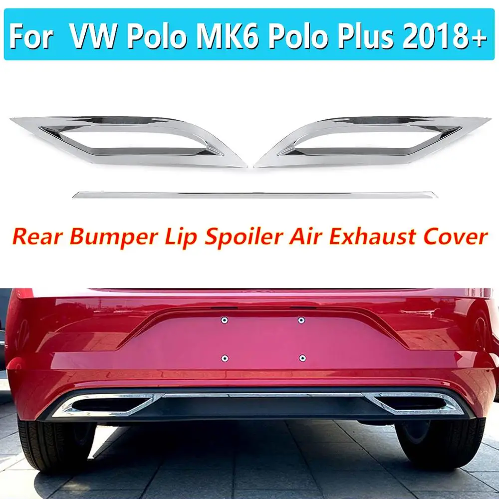 1 комплект диффузор для заднего бампера спойлер губ выхлопная полоса выхода