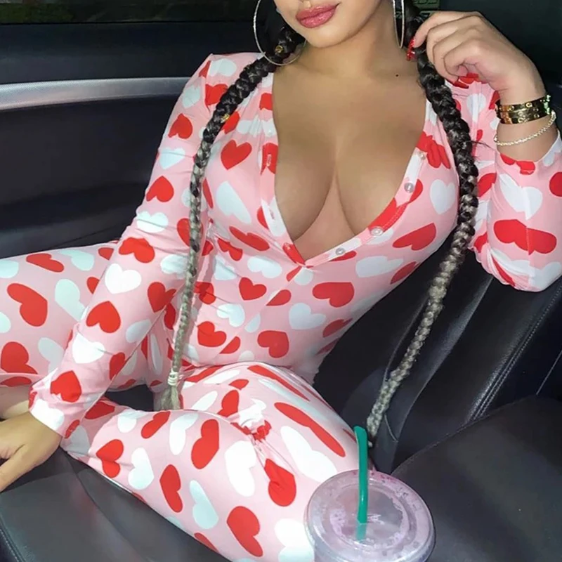 Сексуальная Женская пижама с единорогом размера плюс Рождественская Пижама