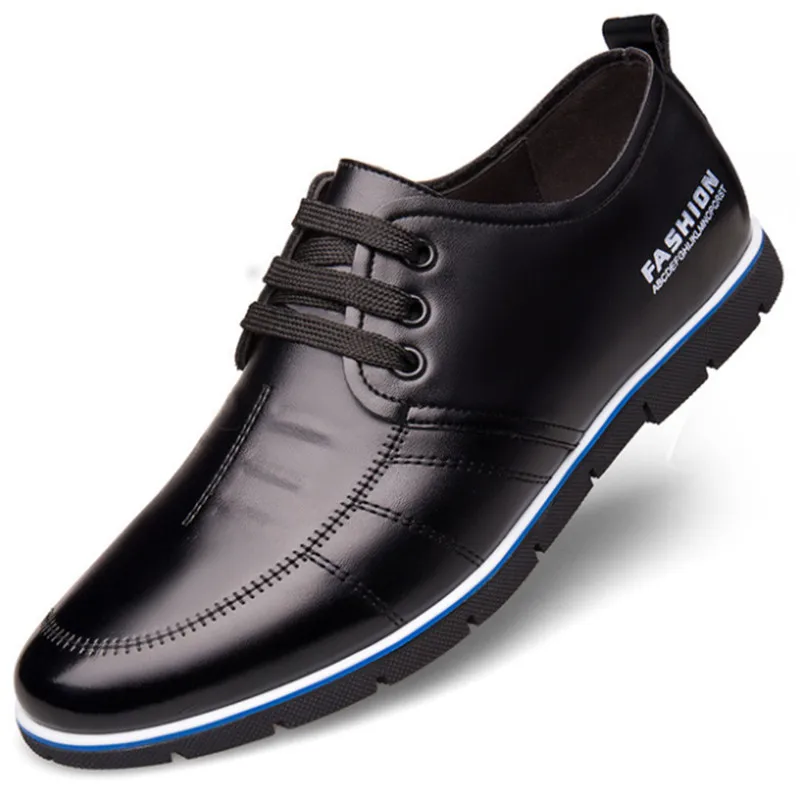 

Designer 2021 new men's leather shoes large size casual men's shoes fashionable and comfortable platform men's sneakers loafers