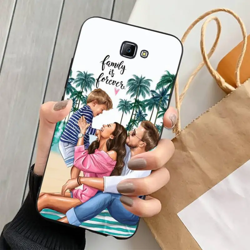 

Mom Love Baby Queen Girl Phone Case for Samsung Note 8 9 10 20 lite pro ultra J 7 2 4 6 5 prime