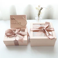 gift box transparent high end wedding birthday party valentines day souvenir gift box parcel decoration supplies gift packaging
