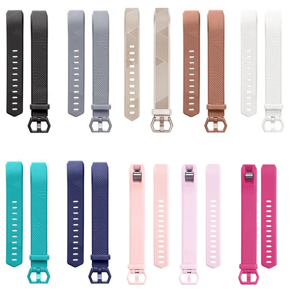 Высококачественный мягкий силиконовый регулируемый ремешок для Fitbit Alta HR