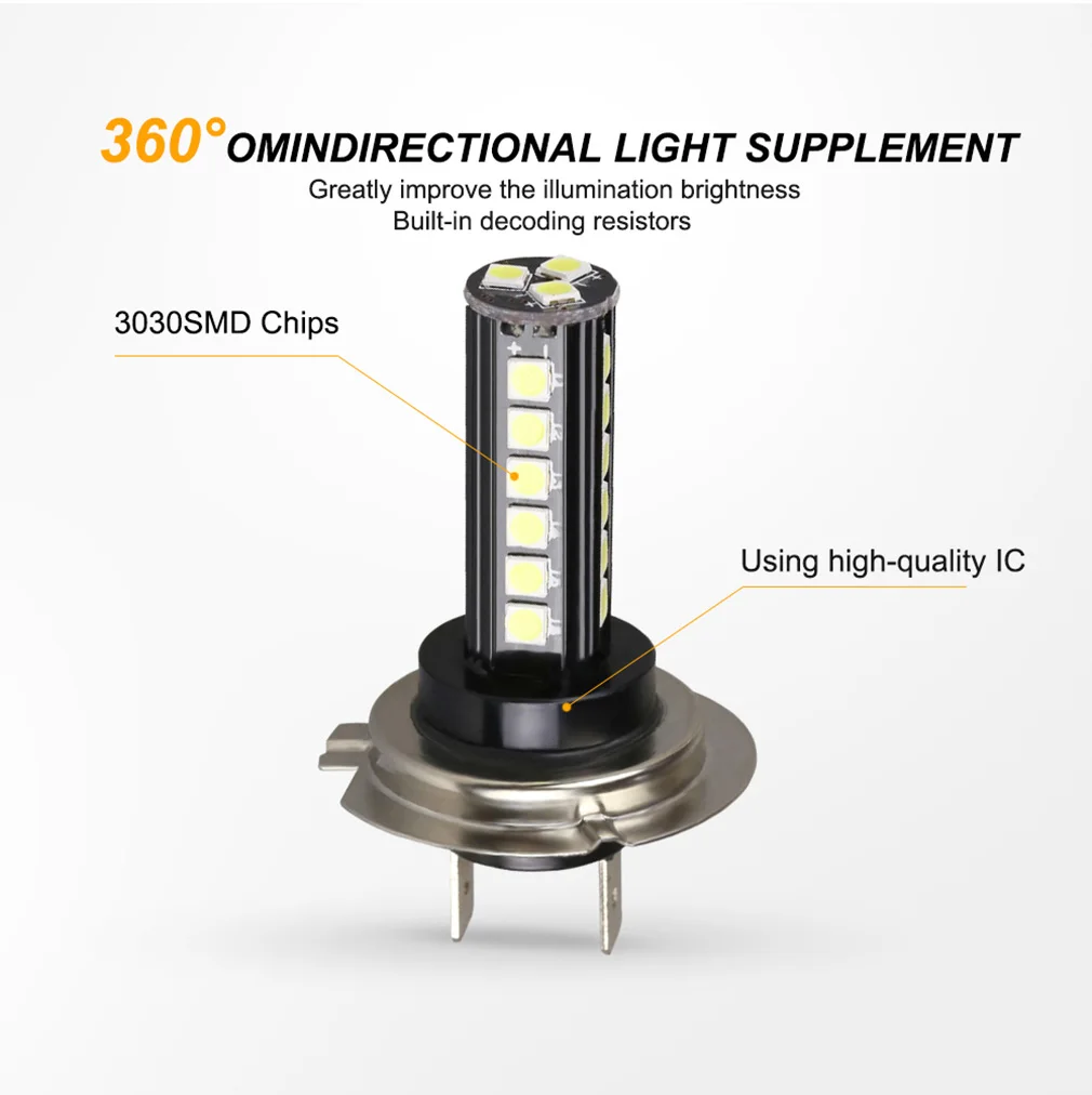 NLpearl 2x Автомобильная противотуманная фара H11 Светодиодная лампа желтый H9 H8 Led 9005 HB3 9006 HB4 H4 H7 Led H1 H3 H27 880 881 светодиодные противотуманные лампочки 3000K