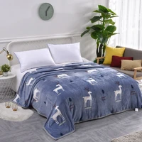 blanketry flannel air conditioning blanket accessories bed blanket solid super soft air conditioned pet quilt comfortable new