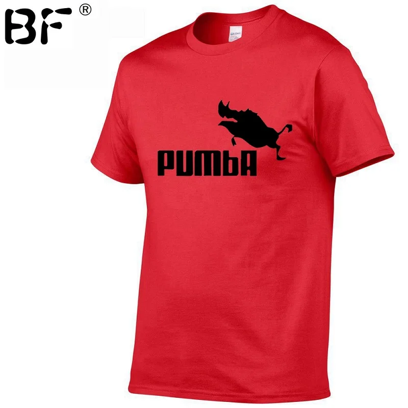 2019 PUMBA (Пумба) Для мужчин футболка мужская с коротким рукавом хлопчатобумажные