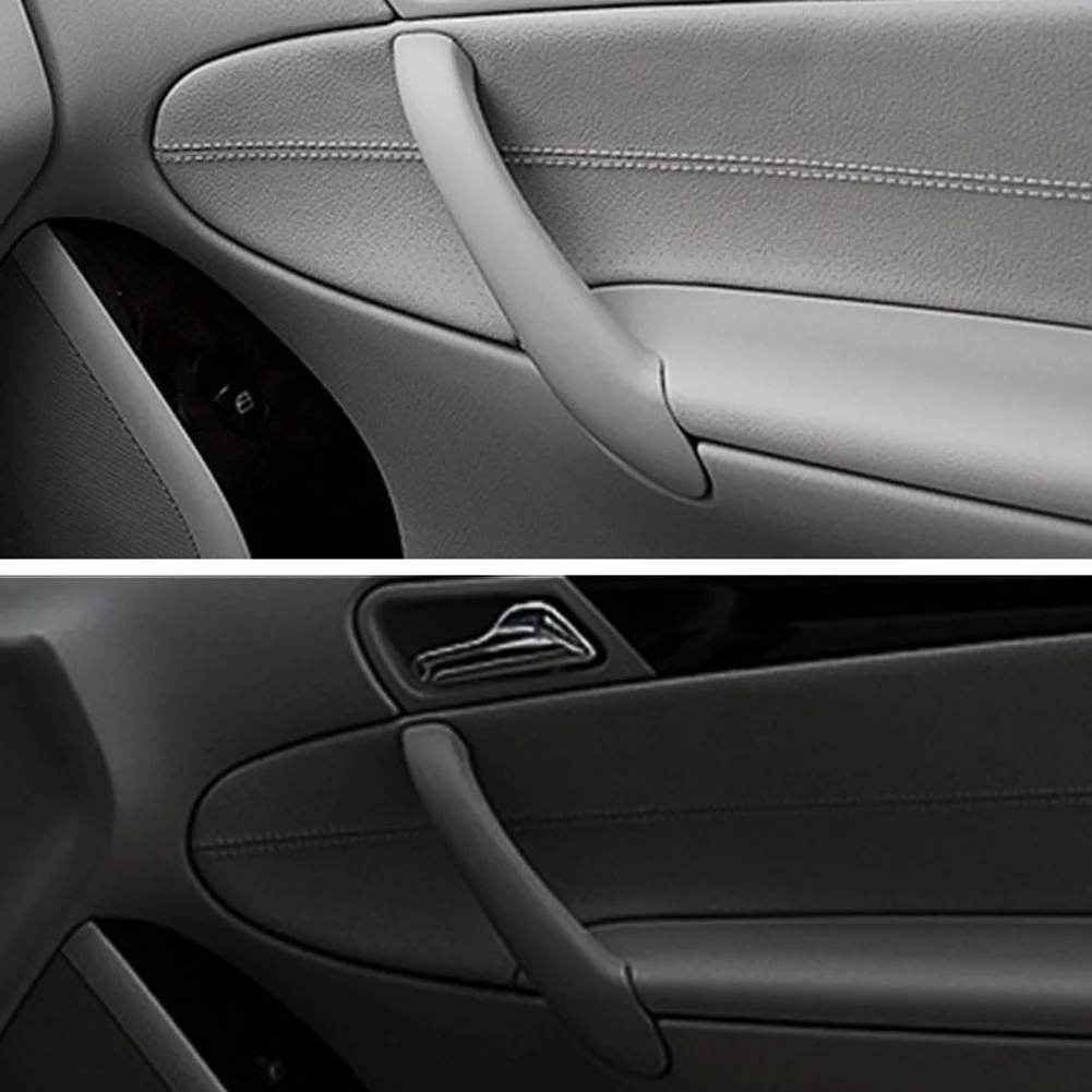 

Rear Left Right Car Inner Handle Interior Door Panel Pull Trim Cover Auto Accessories for Mercedes Benz C Class W203 2000-2007