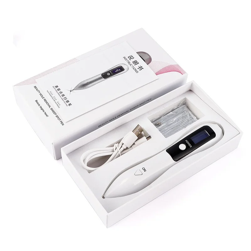 

9 level LCD Plasma Pen Laser Mole Removal Skin Corn Freckle Tag Nevus Dark Age Sweep Spot Tattoo Remover Electric Machine