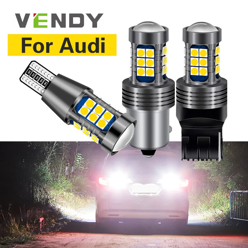 1 шт для Audi A4 A3 A6 Q7 Q5 A1 A5 80 TT Q3 R8 B6 S5 S6 A6L Автомобильный светодиодный Фары заднего хода