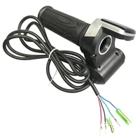 36v 48v 60v electric scooter throttle grip with key lock power indicator for electric throttle motorcycle scooter