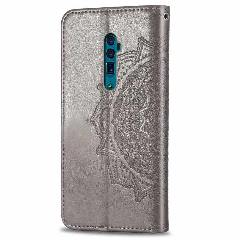 Кожаный чехол книжка для OPPO F11 Pro A9 A5 2020 A52 Reno 3 2 Z K1 A1K A7 F9 F15 Realme X2 5 6 X50 C2 роскошный