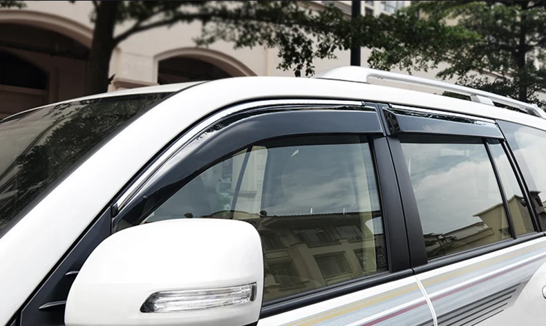 

Acrylic car window rain shield for toyota land cruiser 2019 2018 2016 2017 2015 2014 2013 2012 LC200 2011 2010