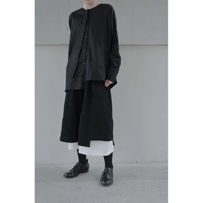 Темно-новый маленький дизайн модный вариант рисунка с рубашкой длинными