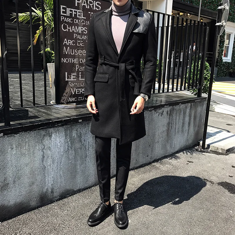 

Winter clothes high-grade woolen coat male student men's wear coat