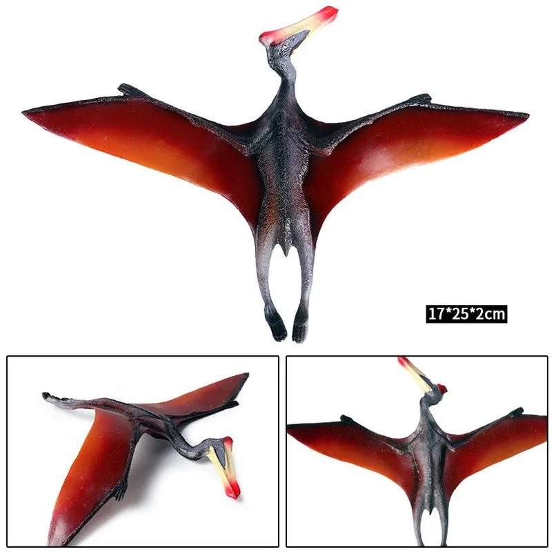 Simulation Quetzalcoatlus Original Pterodactyl Predator Action Figures Dinosaur Animals Model PVC Toy Child Kids Decor Gift | Игрушки и
