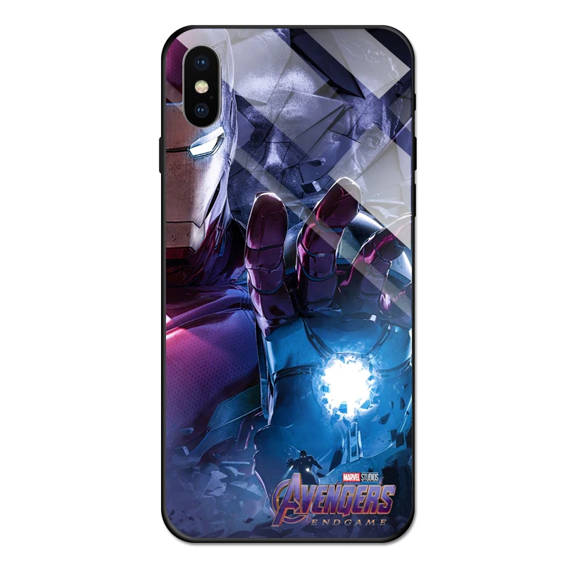14 Для iphone 7 8 6s 7plus чехол для iphone X XR XS max 7 8 6 s Plus чехол для iphone 5, 5s SE стекло Marvel чехол "Железный человек" - Цвет: 14