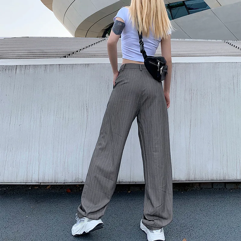 

Harajuku High Waist Wide Leg Pants Women Black Printed Casual Ladies Trousers Pink Punk Sweatpants Streetwear Summer