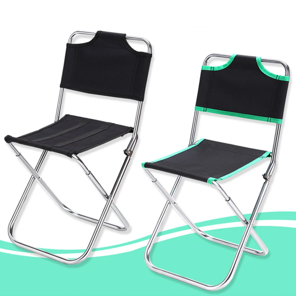 

Outdoor Camping Chair Oxford Cloth Portable Folding Camping Chair Seat for Fishing And Festival Picnic BBQ Beach Stool With Bag
