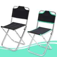 outdoor camping chair oxford cloth portable folding camping chair seat for fishing and festival picnic bbq beach stool with bag