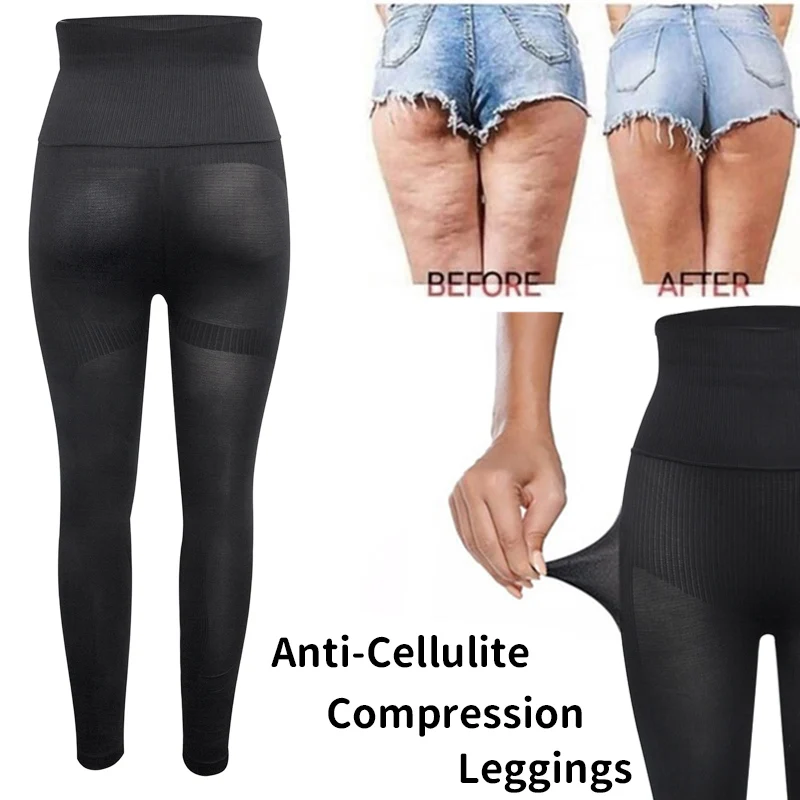 Антицеллюлитное Корректирующее белье Компрессионные Леггинсы для похудения ног