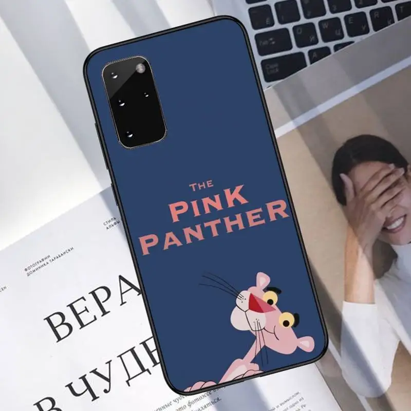 

Cute funny cartoon Pink Panther Phone Case For Samsung galaxy S 7 8 9 10 20 edge A 6 10 20 30 50 51 70 note 10 plus