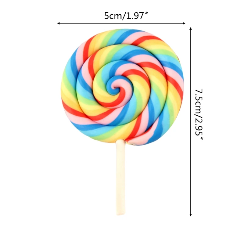

Handmade Baby Soft Pottery Lollipop Newborn Photography Props Decorations for Infant Photo Shooting Posing