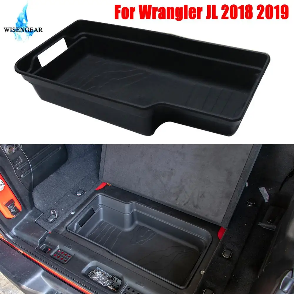 Ящик для хранения багажника Jeep Wrangler JL JLU 2018 2019 контейнер заднего хвоста
