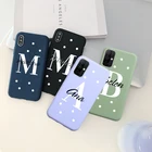 Чехол с надписью Капитал на заказ для Samsung Galaxy A51, A71, A31, A21S, A50, A70, A12, A32, A42, A52, A72, 5G, S21, S20, FE, S10, S99, в горошек