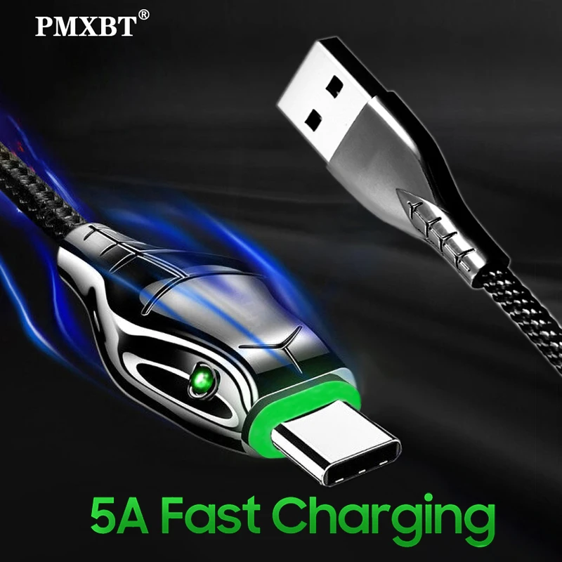 Кабель USB Type C 5A для быстрой зарядки Huawei Mate 20 P30 P20 Pro Honor 9x SuperCharge QC3.0 Samsung S10 S9 |