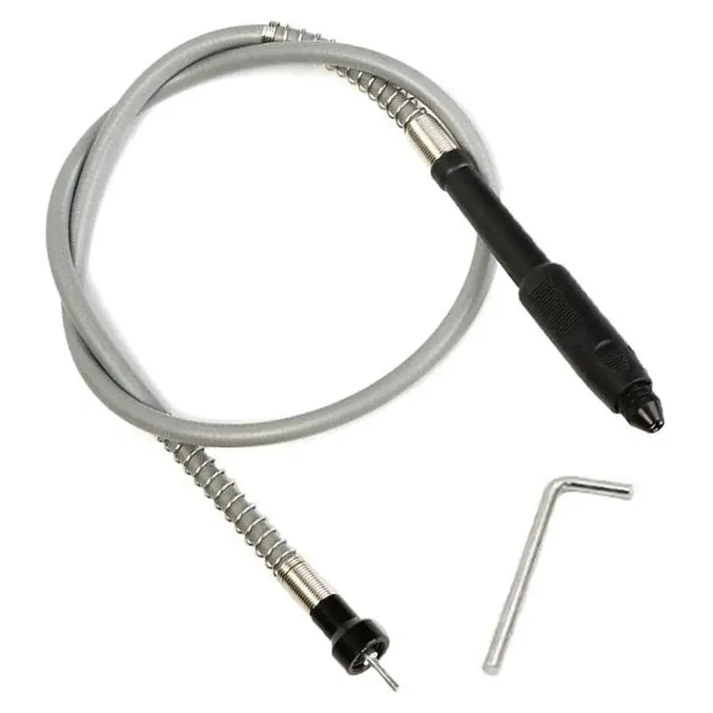 

0.3-3mm Corded Electric Flexible Drill Grinder Flex Extension Shaft + L Key For Dremel Power Rotary Tool Grinder Accessories