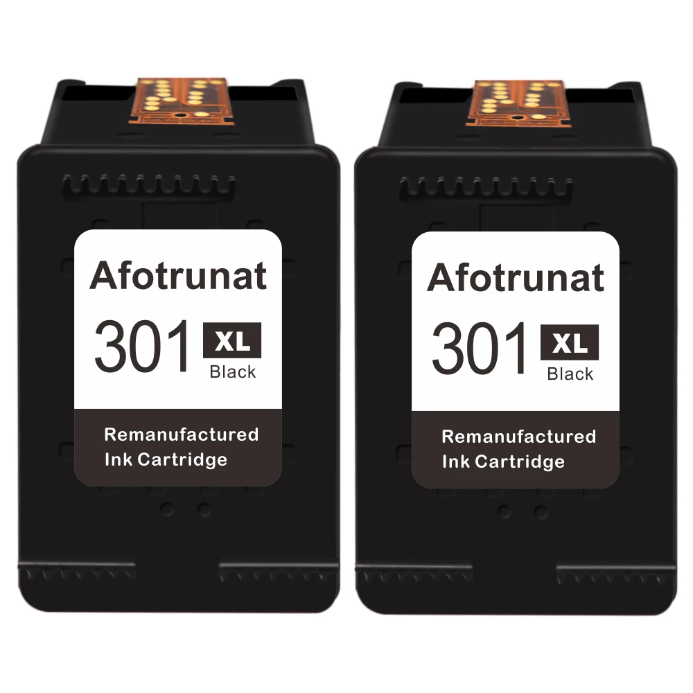 Черная черная картридж Afotrunat 301xl для HP DeskJet 1050 2540 3050 OfficeJet 2620 4630 ENVY 4500 5530|Чернильные