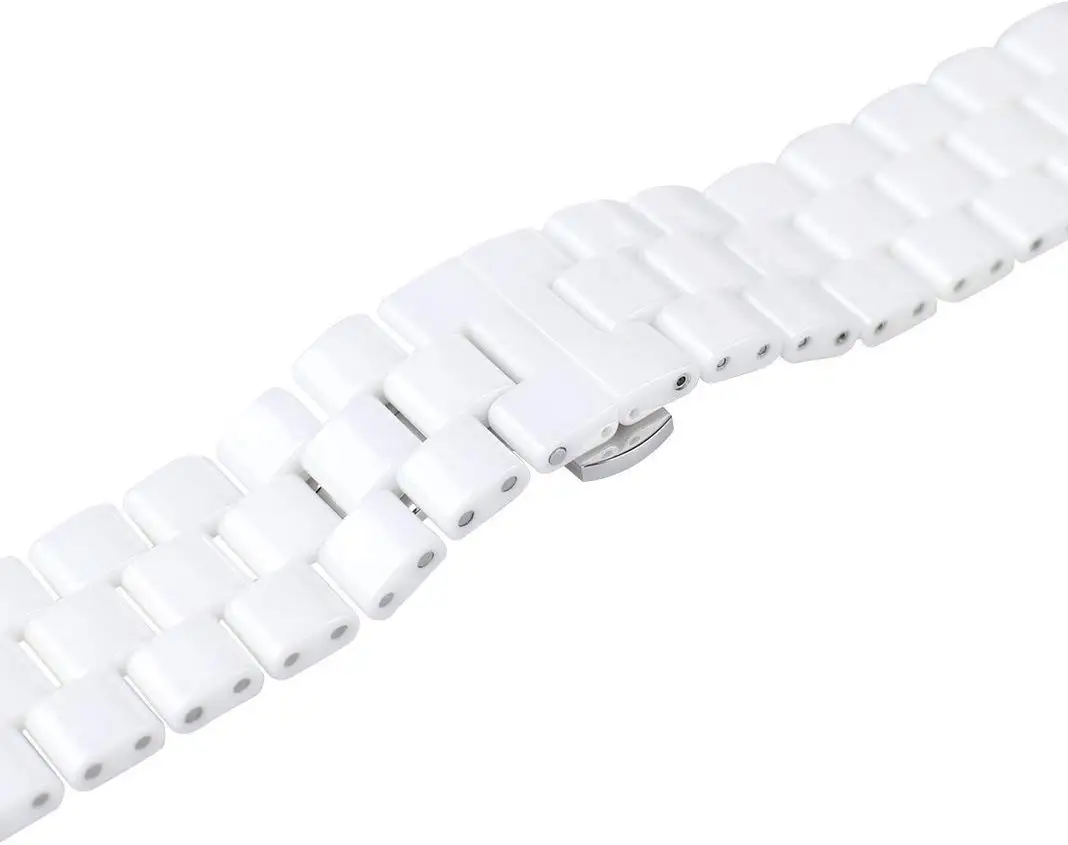 Высокоэлегантный керамический ремешок для Apple Watch series 5 4 3 2 1 44 мм 40 мм 42 мм 38 мм Мужской Женский модный браслет ремешок для iwatch