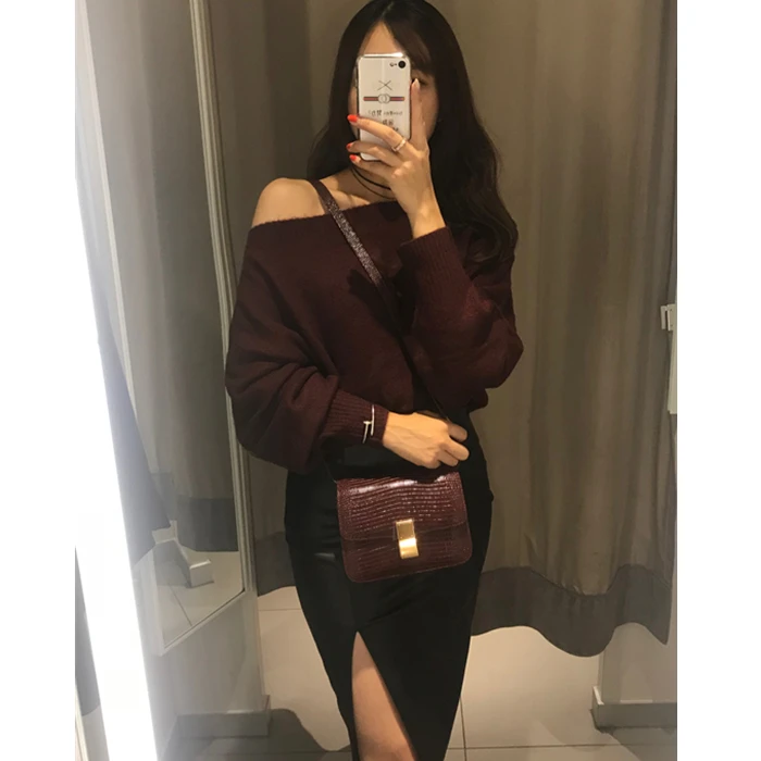 Fashion Tofu Bag Women Designer Luxury Handbag Flap Leather Purse Classic Lady Shoulder Messenger 2020 | Багаж и сумки