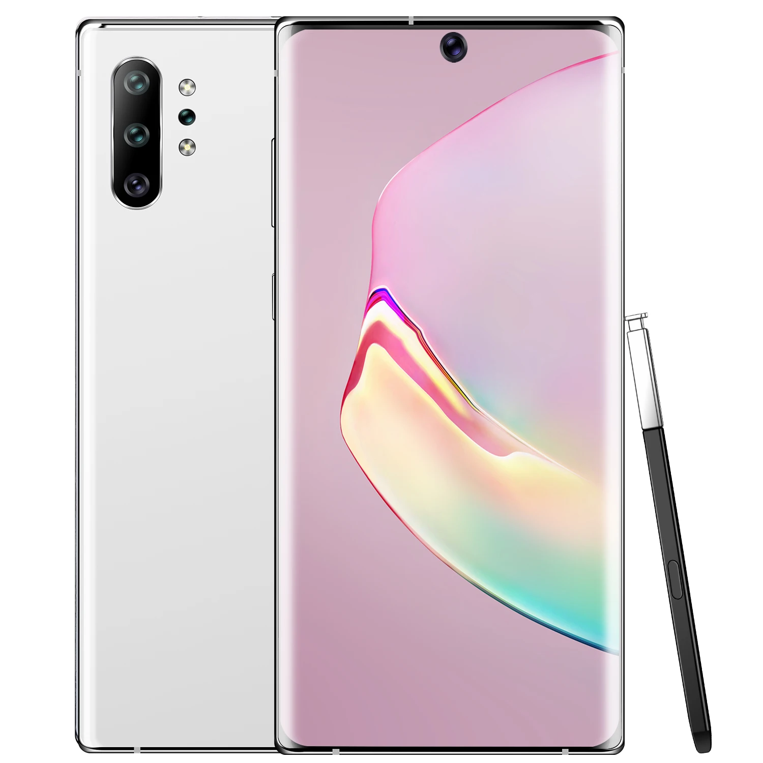 

New Arrival NOTE10+ 8GB RAM 128GB/256GB ROM 6.5 Inch Full Screen Mobile Phone 13+23MP Face ID MTK6595 Smart Phones Free Gift