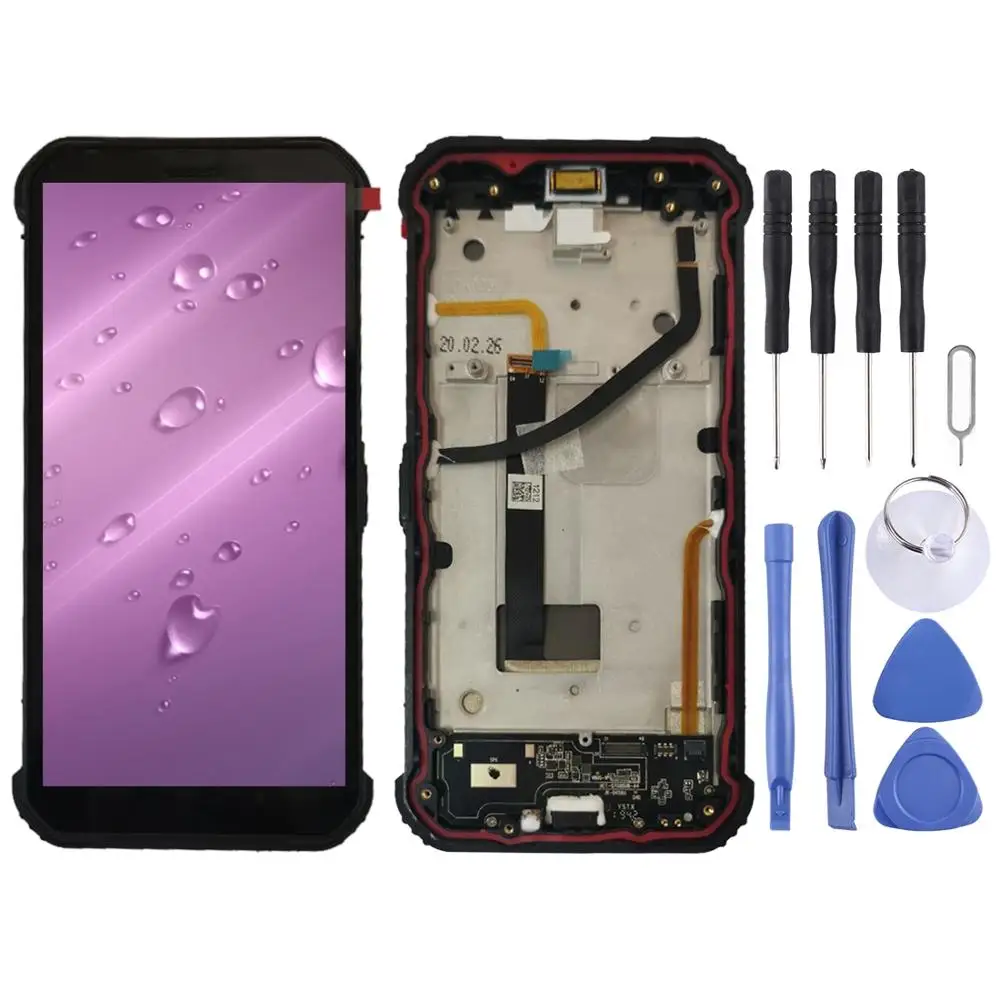 

LCD Screen and Digitizer Full Assembly for Blackview BV9600(Black)