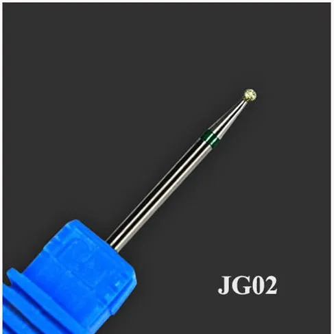 JG02 Корундовое сверло для ногтей, алмазная фреза, сверло для электрической машины, пилочки для маникюра, гель для удаления, аксессуары для ногтей, инструмент JG01-17-1 - Цвет: JG02